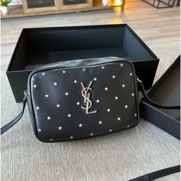 Saint Laurent Medium Lou Star Print Camera Bag - Picture 1 of 6